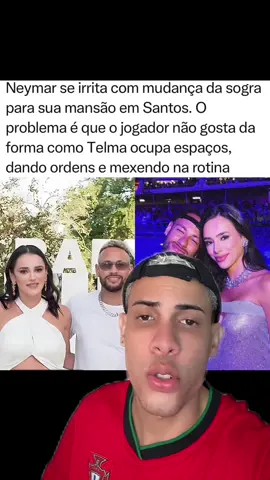 Neymar irritado com a sogra? Acho que não. #fofocandocomojohn 