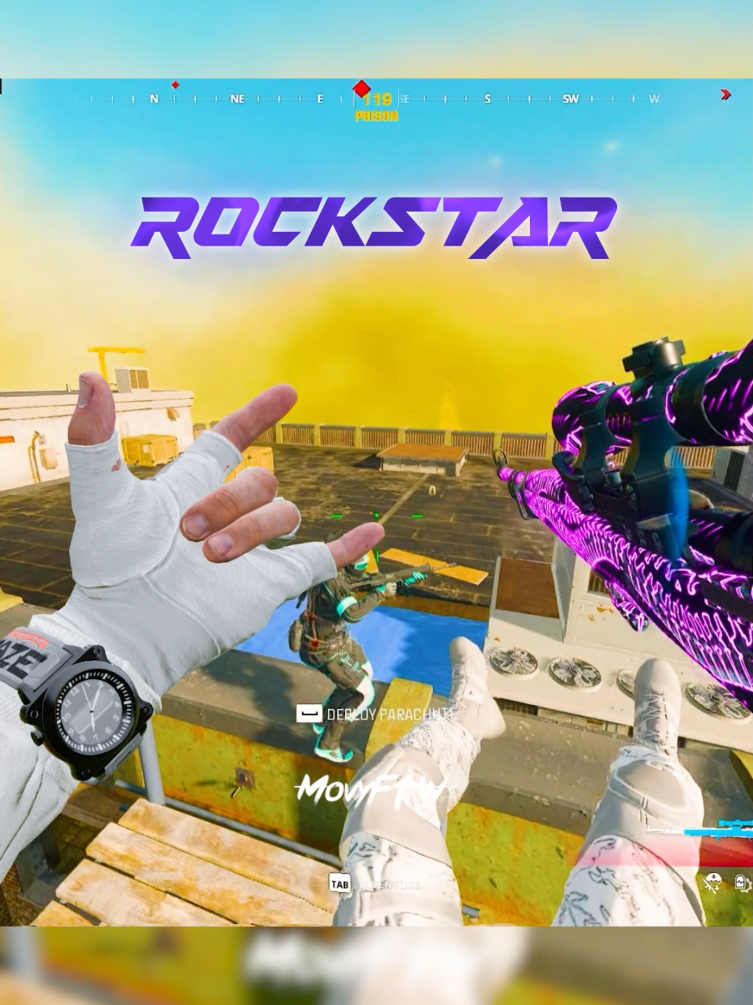 360 Dive Trickshot / Hand Gestures in Discord  #warzone #blackops6 #callofduty #rebirthisland #viral