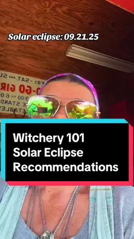 Replying to @anne4nra recommendations for the solar eclipse. #autumnequinox #solareclipse #eclipseseason #witchtip #witchery 