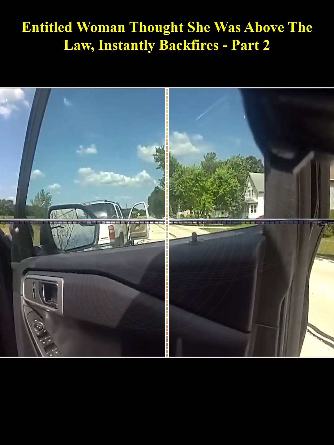 Entitled Woman Thought She Was Above The Law, Instantly Backfires - Part 2 #foryou