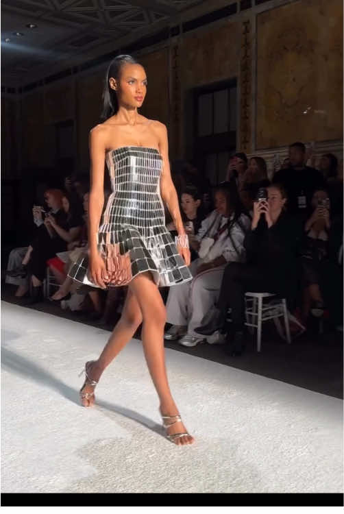 NYFW ss26 #PamellaRolland  #Runway #model #catwalk #fyp 