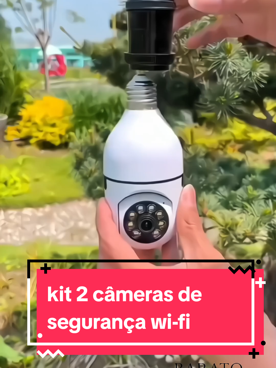 Kit 2 Câmera De Segurança Infravermelha À Prova D'água Externa 360 Sem Fio Wifi 2.4G Lâmpada - ICSEE YOOSEE #cameradeseguranca   #camerainfravermelha   #segurancaresidencial   #camerasemfio   #camerawifi              