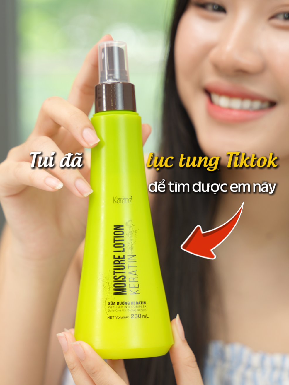 Tui đã lục tung Tiktok để tìm được em này #karanz #duongtoc #chamsoctoc #kemu