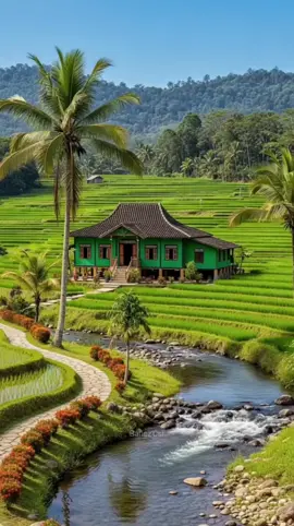 #keindahandesaku  suasana nyaman dan tentram 