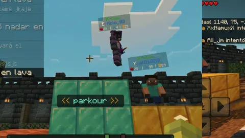 Momentos de nuestro evento de parkour  Ven y ser parte de la aventura en Obsidian Coven 😎 ⚜️  #Minecraft #serverminecraft #minecrafgameplay #servermixto #fyp 