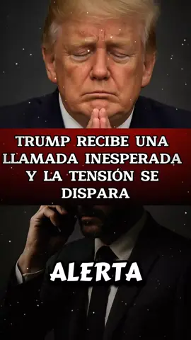 Una llamada sorpresiva pone a Trump en el centro de la tensión política. El impacto de este mensaje podría cambiar el rumbo en Washington. #NoticiasUSA #Trump #Washington #UltimaHora #fyp 