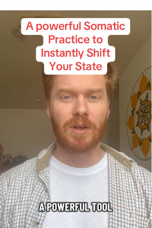 Shift your state instantly with this somatic practice #somatichealing #embodiment #healingtrauma #spiritualawakening #loveandlight 
