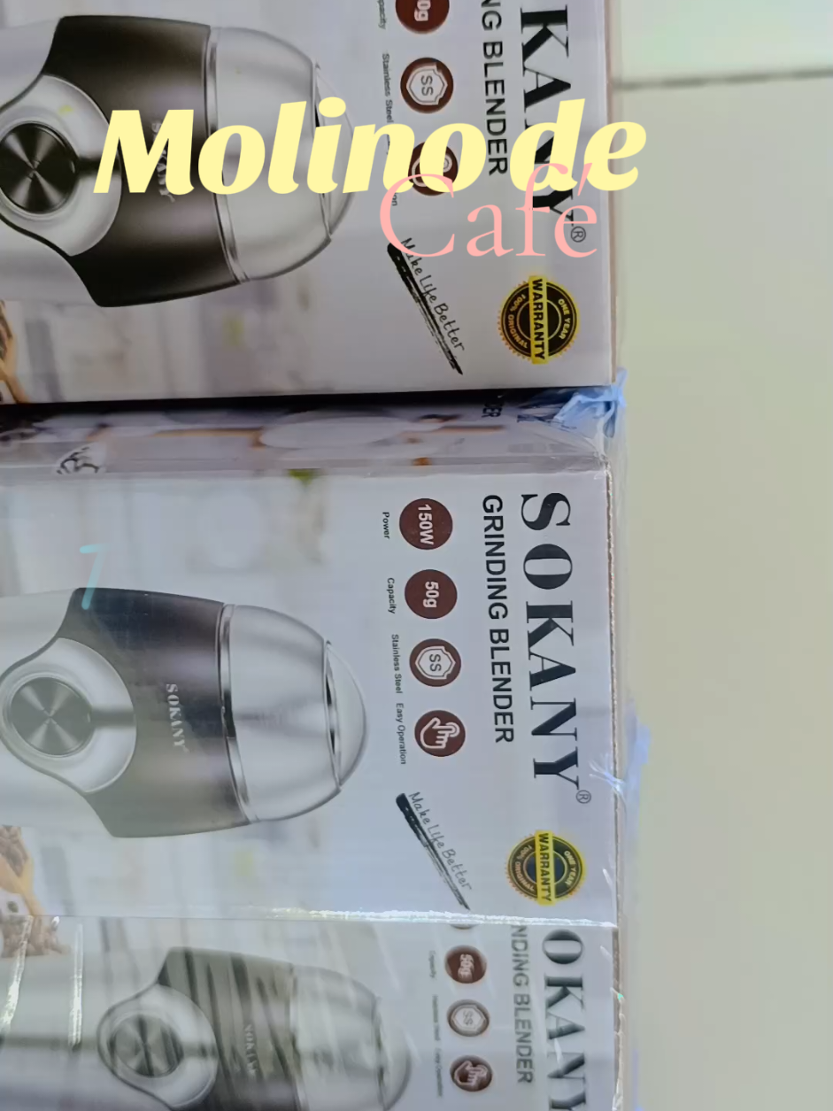 Molino de Café Sokany Para más información 8471-7666 Escríbenos a nuestro WhatsApp  #SOKANY #viral #electrodomesticos #fyp #ofertas 