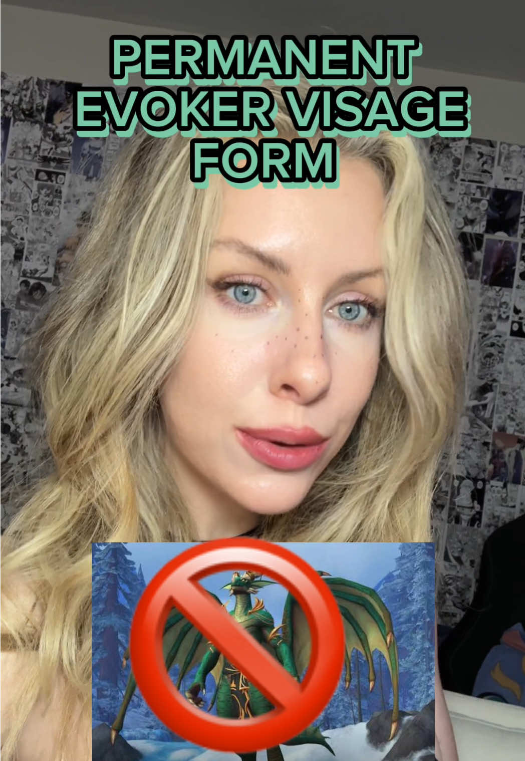 No more ugly Dragon form and I can see my transmog !! 😍 How to stay in visage form permanently:  Spec augmentation (it will work in any spec afterward) Turn on war mode, take the PvP talent: Time Stop Turn off chosen identity and make sure you are in visage form  Hover, and while mid air use Time Stop You are now no longer going to be a dragon when you cast empowers spells :) #worldofwarcraft #gaming #guide #howto #retail