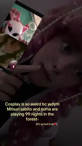 @lexii <3 we love Roblox :3 also I wasn’t conplaining that I was playing Roblox with them the cosplay is just so fucking warm ngl like tf  #cosplay #robloxx #mitsuri #suma #sabito 
