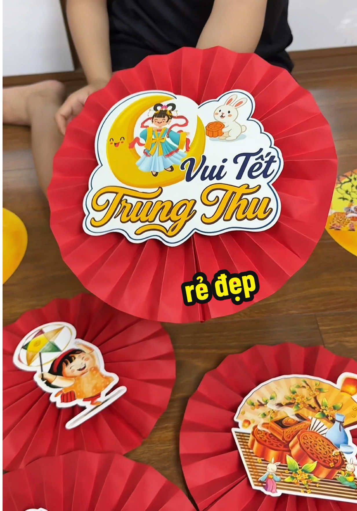 Trung thu đến thật rồi bố mẹ ơi #haxinh #trangtritrungthu #decortrungthu 