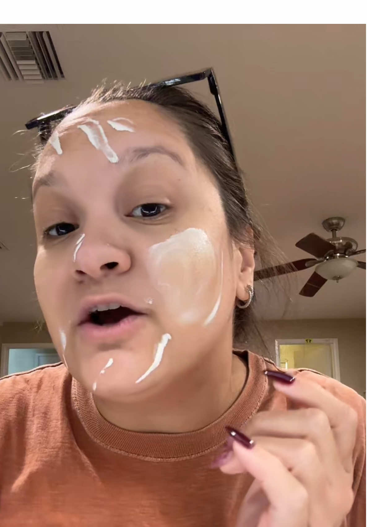 I love this biomimic foundation that is color matching and mimics your skin tone  ! This foundation also has SPF in it. It’s lightweight and I’m obsessed.  ##easymakeup##foundationhack##matureskinmakeup##foundation