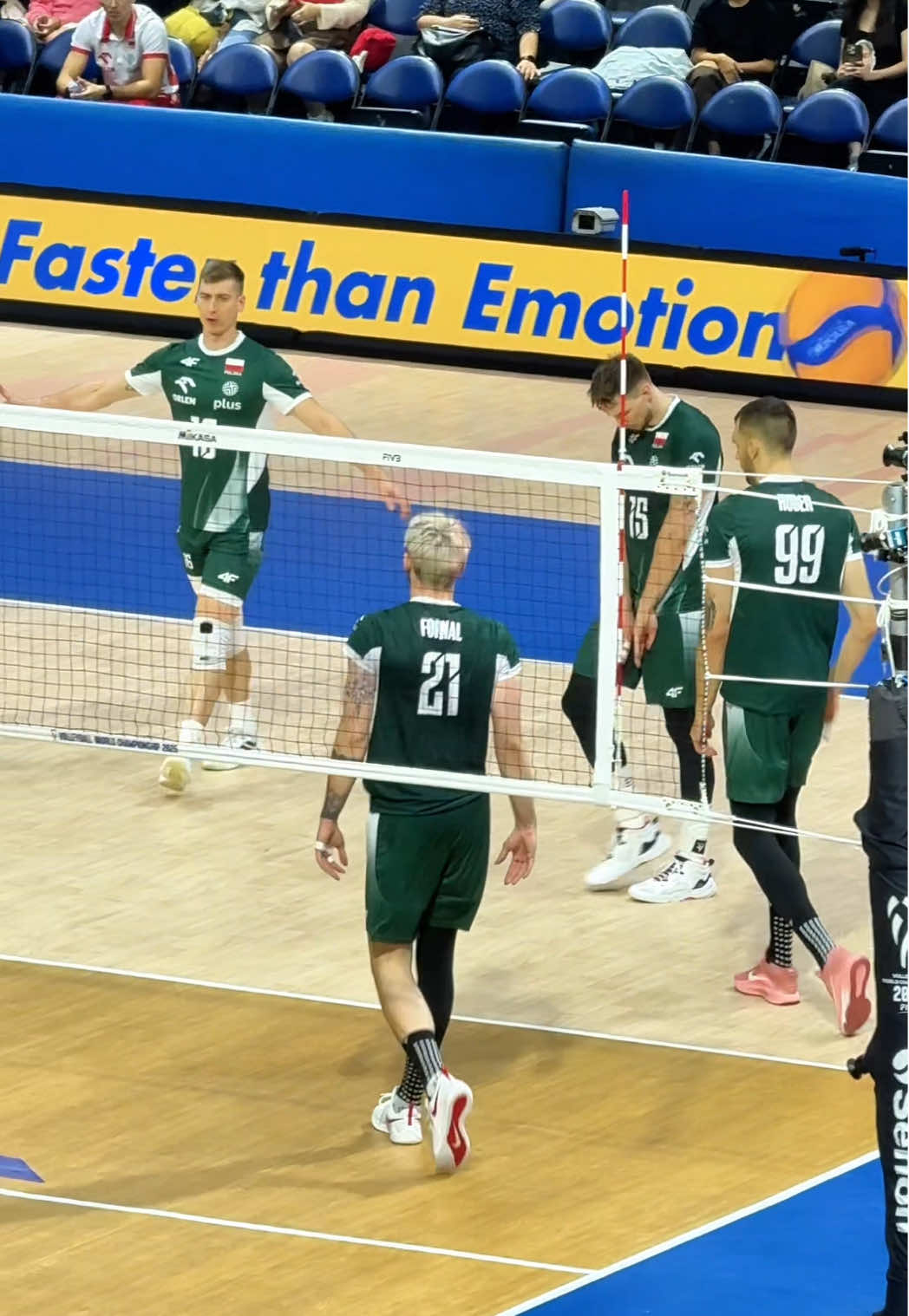 Huber monster block! 🙌🏻 #MWCH2025 #WorldChampionship2025 #Poland #Polska 