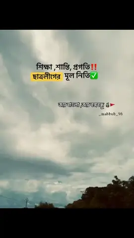 শিক্ষা, শান্তি,‌ প্রগতি ‼️ ছাত্রলীগের মূলনীতি ✅ #unfrezzmyaccount #foryou #fyp #foryoupage #viral 