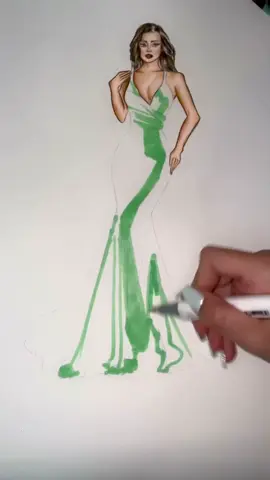 #موضة #تصميم_أزياء #Fashion #FashionDesigner #رسم 