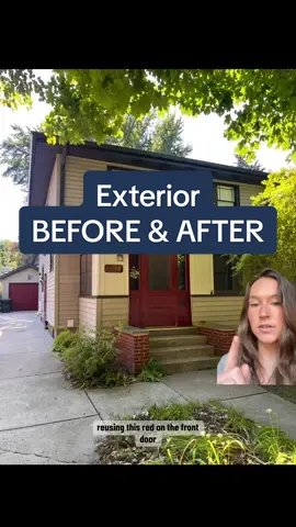 Check out this amazing before and after!! The power of paint is REAL!! #exteriordesign #exteriorpainting #paintcolors #interiordesign #greenscreen 