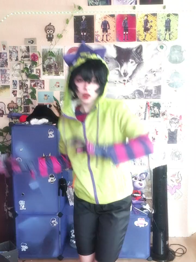 his anthem fr 😼💜𝓜𝓲𝔂𝓪 𝓒𝓱𝓲𝓷𝓮𝓷💚🛹 #miyachinen #miyachinencosplay #sk8 #sk8theinfinitycosplay #sweetsecretcos 