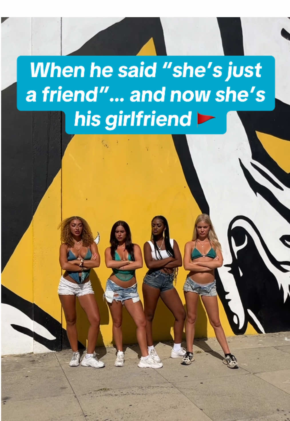 Just a friend… 🚩#fyp #foryou #trend #girlband #redflag 