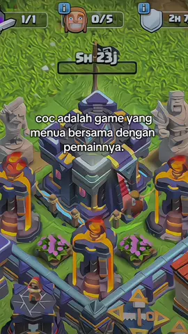 selain bersabar,COC juga mengajarkan kita bahwa pentingnya memikirkan langkah selanjutnya agar tidak salah langkah#coc #clansofclans #foryou #fyp 