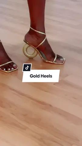 Shoes, heels, Gold heels from @Fashion Nova love these #heels #goldheels #shoes #gold #fyp 