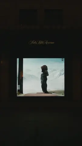 To celebrate the launch of Moncler x EE72 by Edward Enninful, the iconic editor brought live models, sand dunes, and snowstorms to the windows of Saks Fifth Avenue during New York Fashion Week.