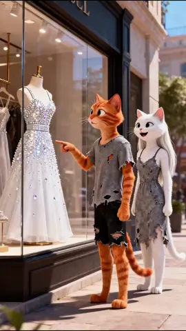 Lovely Cat Couple ❤️😹 #catsoftiktok #cats #ai #beatuiful🥰😍❤️🤩 