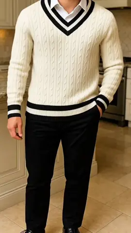 Clean design. Premium comfort. The sweater that never goes out of style. 🖤🤍 #MensFashionUSA #WardrobeEssentials #TikTokMadeMeBuyIt #WinterOutfits #ClassicMenswear 