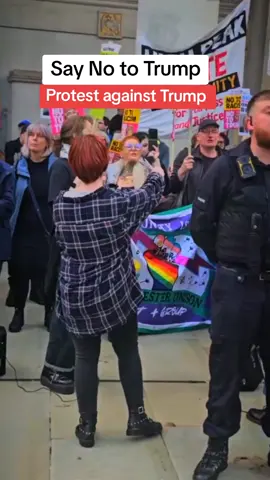 British protesters say ‘No to racism, no to Trump | Thousands of people protest against Donald Trump's in the uk #british #protestinuk #trumpinuk #saynototrump #britishpeople 