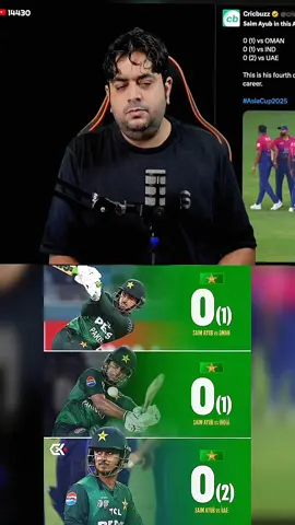 Bad Luck For Saim Ayub 😭#growmyaccount #unfrezzmyaccount🙏 #abshorts247 #pakvsuae🇵🇰❤🇦🇪 #asiacupsquad2025 #saimayubbatting #pakvsind🇵🇰🇳🇪 #nepaltiktok🇳🇵 