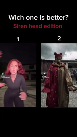 Wich one is better? Siren head edition #sirenhead #trend #dance #music #scary 