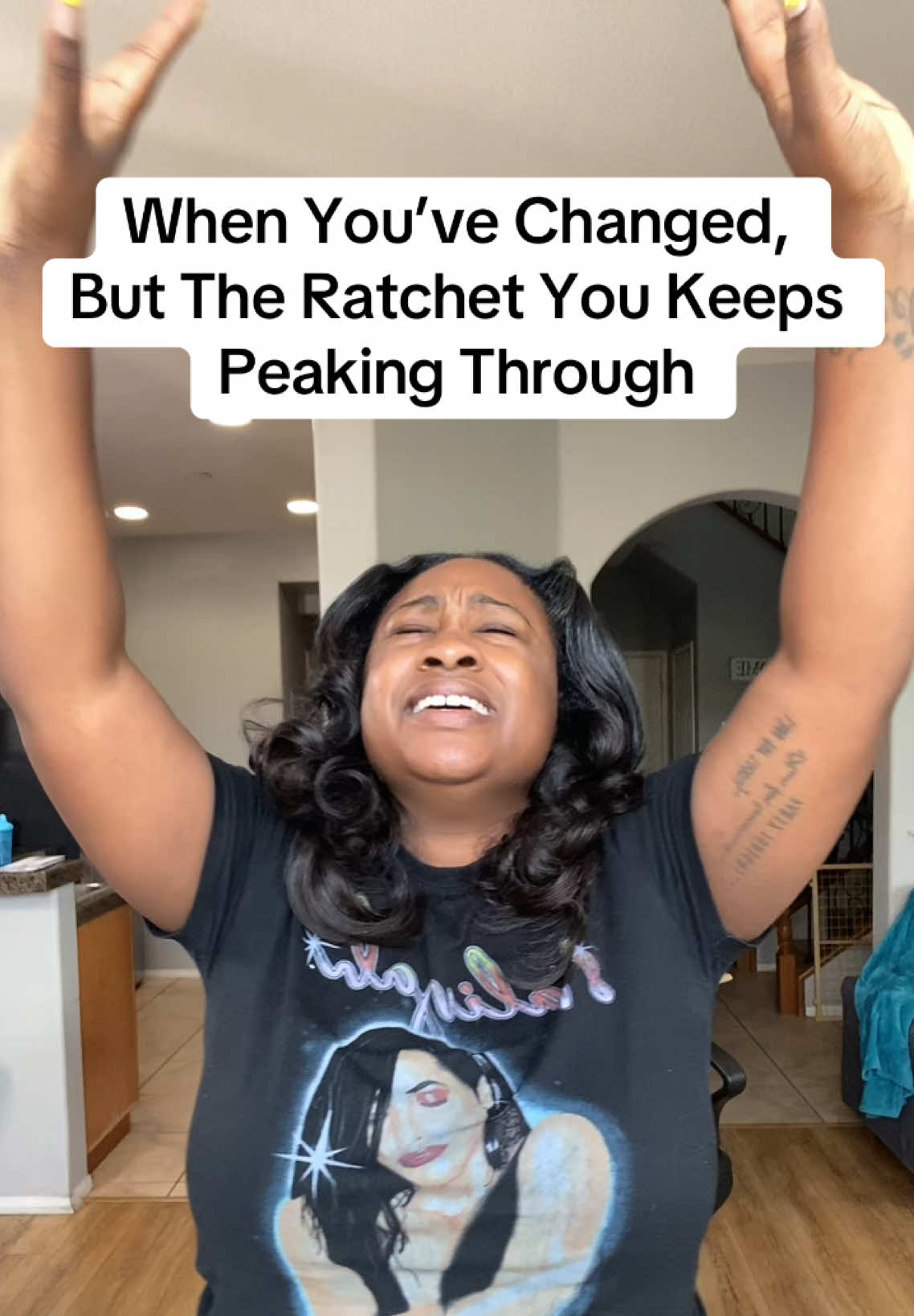 When you’ve changed, but the old you keeps peaking through. Anyone else constantly at battle with their flesh and their spirit?! 😩🤪 #fyp #thankgod #delivered #comedy