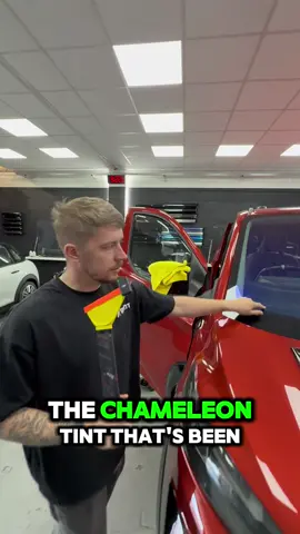 Replacing poorly installed chameleon tint 😬 #CapCut #van #chameleon #cars #carmods 