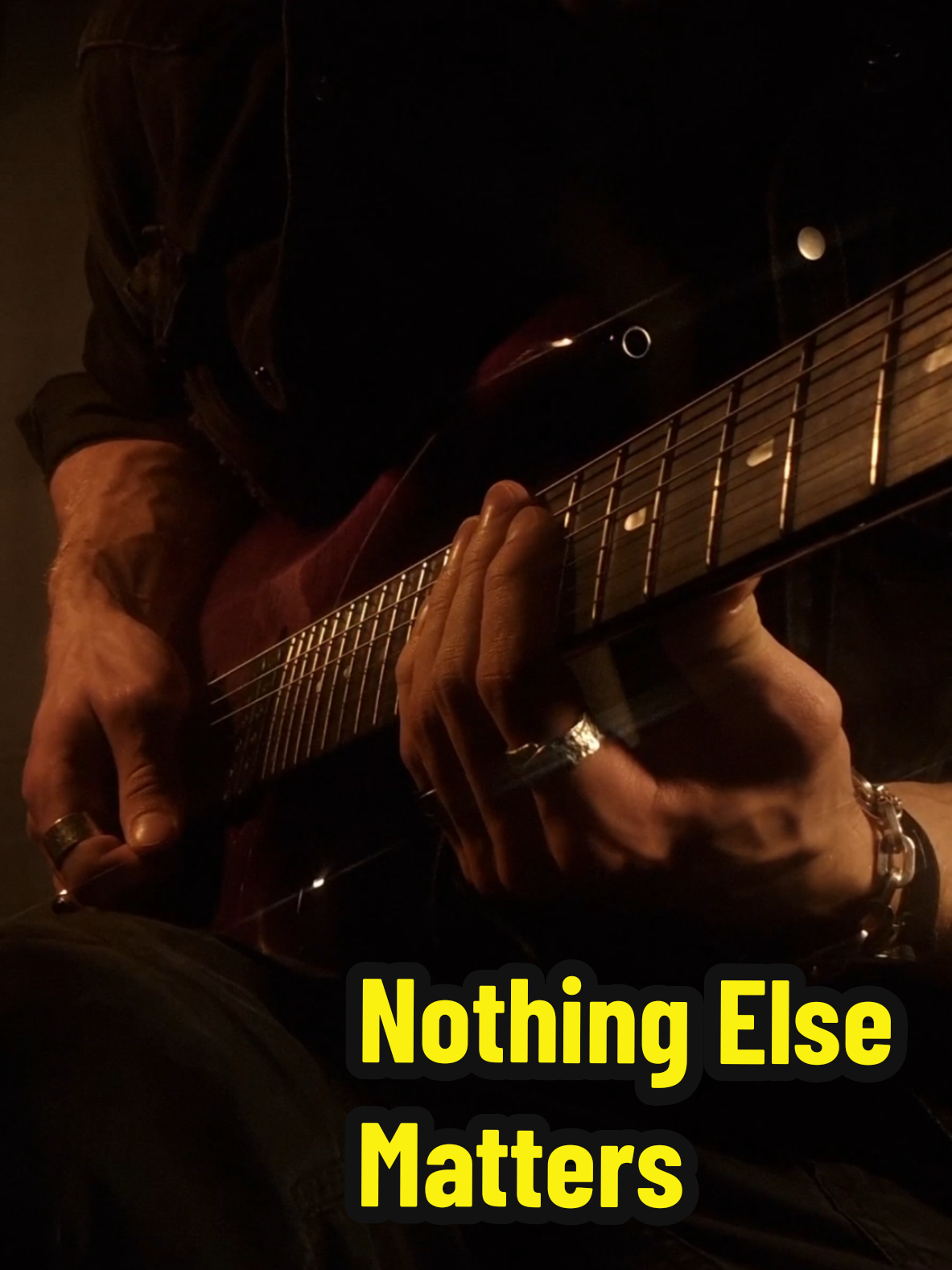Nothing Else Matters - @metallica  #fyp #foryoupage #guitar  #metallica #electricguitar 