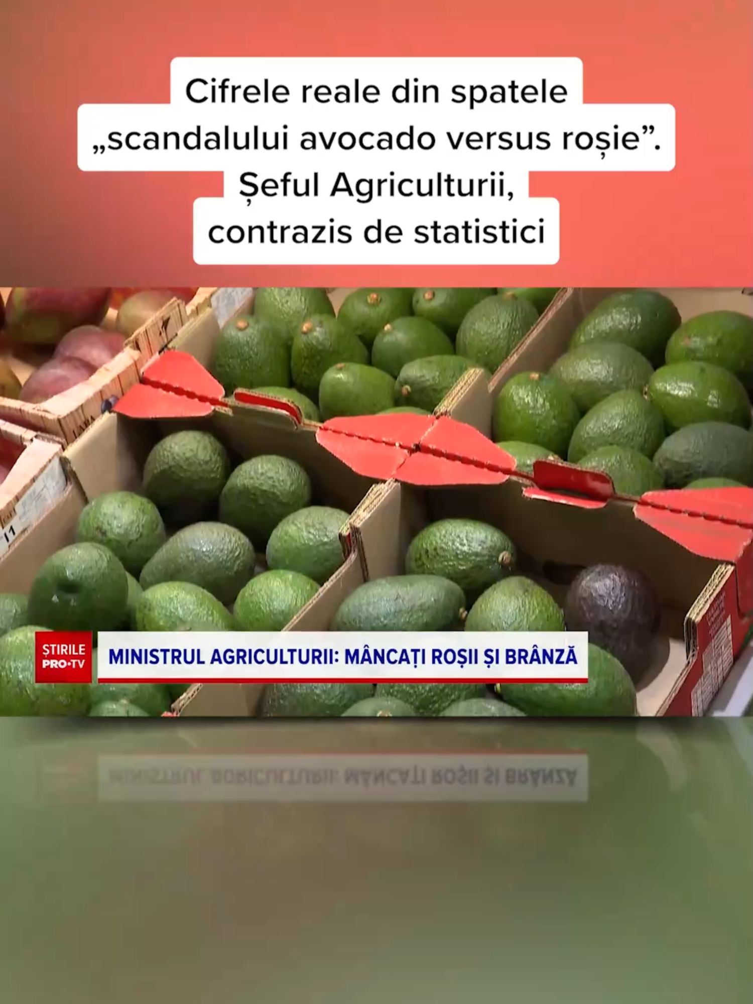 Cifrele reale din spatele „scandalului avocado versus roșie”. Șeful Agriculturii, contrazis de statistici #stirileprotvdeastazi #news #stiri #protv #stirileprotv