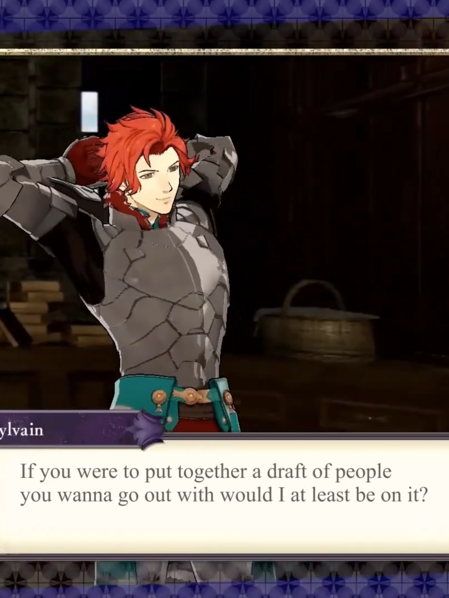 I was going to animate this and realized I prefer that this almost looks real #fireemblem #fireemblemthreehouses #fireemblemedit #fe3h #fe3hedit #sylvainjosegautier #felixfraldarius #sylvix