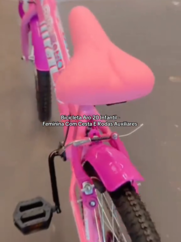 dia das crianças chegando,aqui está o melhor presente, bicicleta Aro 20 menina.com cadeirinha de boneca.