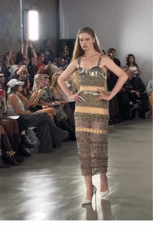 Vivian Jenna Wilson debut of NYFW for #Chrishabana ss26  #Runway #model #catwalk #fyp 
