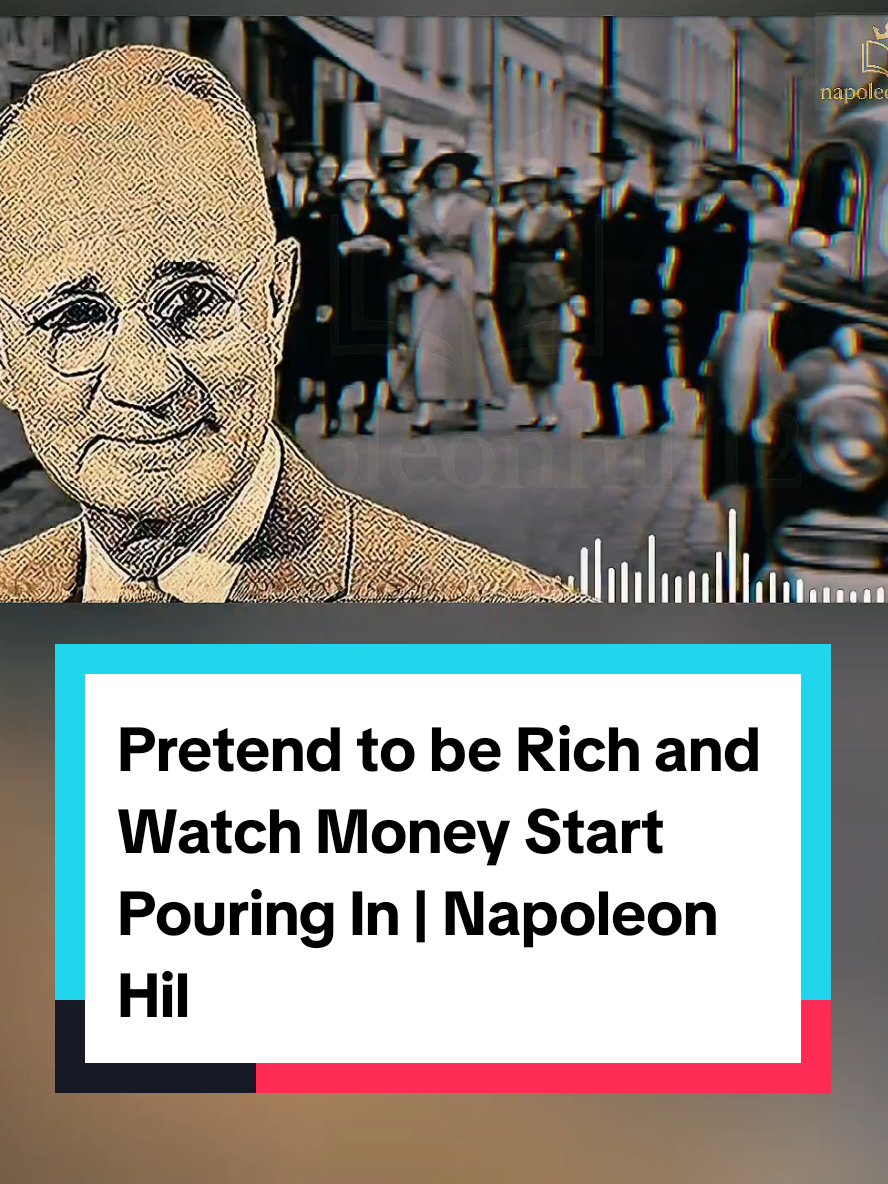 Pretend to be Rich and Watch Money Start Pouring In | Napoleon Hill #fyp #Discipline #billionairehustlers #MillionaireMindset #MindPower 