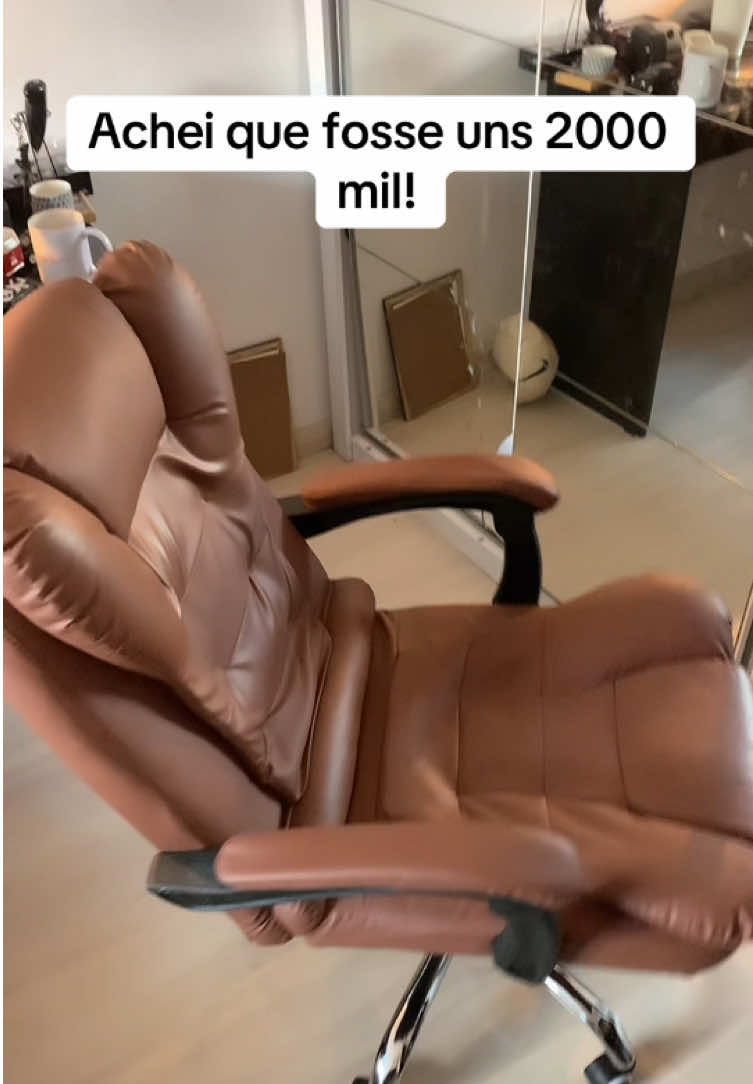 Cadeira De Escritório Presidente Reclinável Ergonômica com Massagem