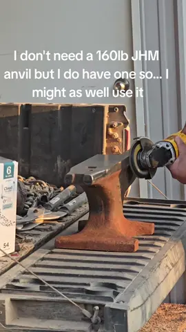 can't believe I didn't bring it to the shop earlier lol #jhm #anvils #leathershop #fyp 