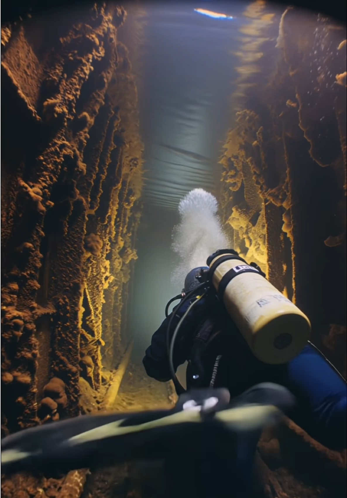 Unit 3 — Exploring the Drowned Vessel  #deepdive #underground #explore #storytime #foundfootage 