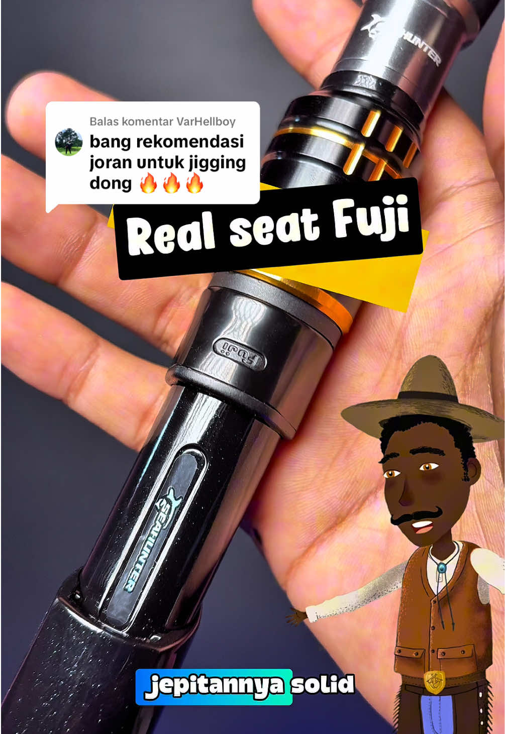 Membalas @VarHellboy gaperlu mikir panjang kalo udah nemu joran jigging dengan spek seperti ini, apalagi punya max power hingga 20kg, seahunter jigging king ini memang didesain untuk teknik slow jigging. #Seahunter #joranjigging #jiggingking #joranlaut #fyp 
