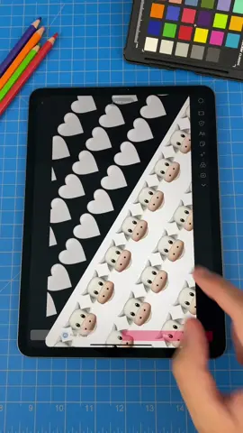 White heart vs cow emoji tutorial 🤍🐮 #emoji #tutorial 