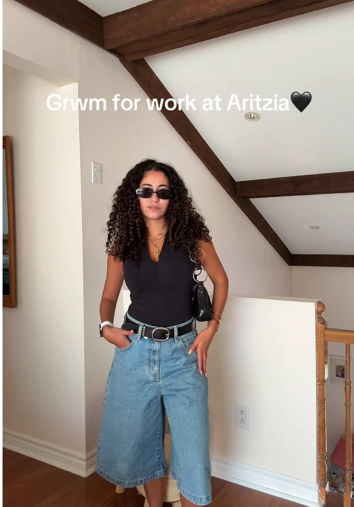 I finally changed the flip flops to ballet flats #outfit #aritzia #aritziaoutfits #outfitideas #outfitinspo 