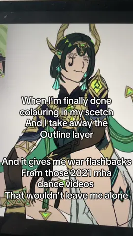 No hate to the creators of those vedios tho❤️❤️ #2021 #art #digitalartist #genshin #mha 