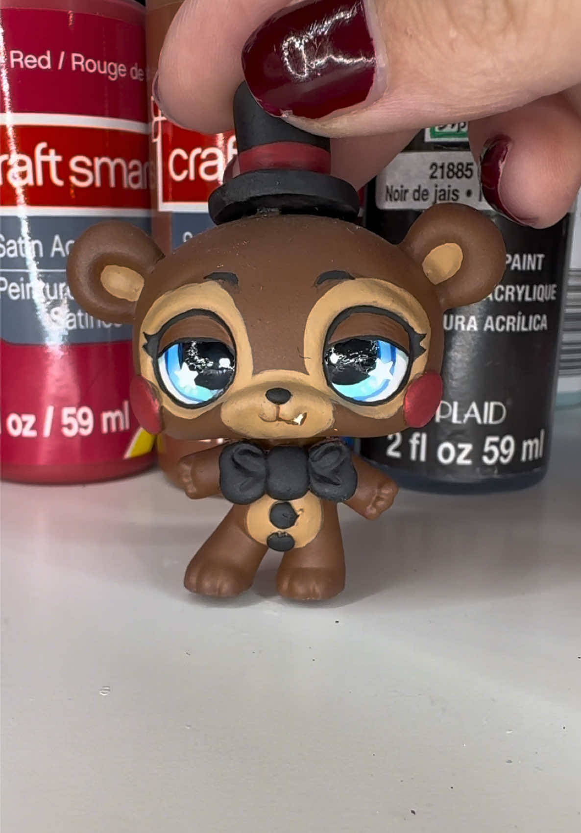 Toy Freddy!  #lps #fnaf #littlestpetshop #freddyfazbear #lpscustom 