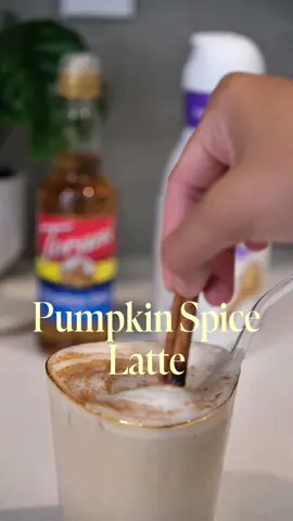 autumn personality unlocked! as per @yourgirlyma | UGC ‘s request 🍂🍁#psl #icedcoffee #fallvibes #pumpkinseason #coffeetime @Torani 