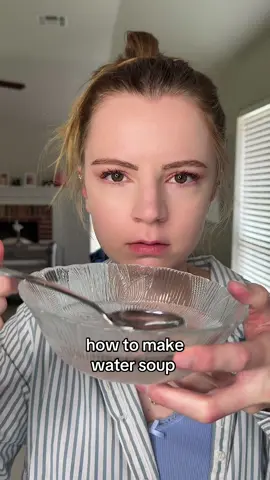 Water soup recipe 