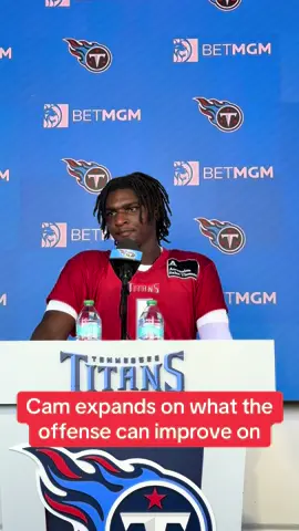 #Titans QB Cam Ward notes areas that need improvement. #tennesseetitans #atozsports #nflweek3 #camward 
