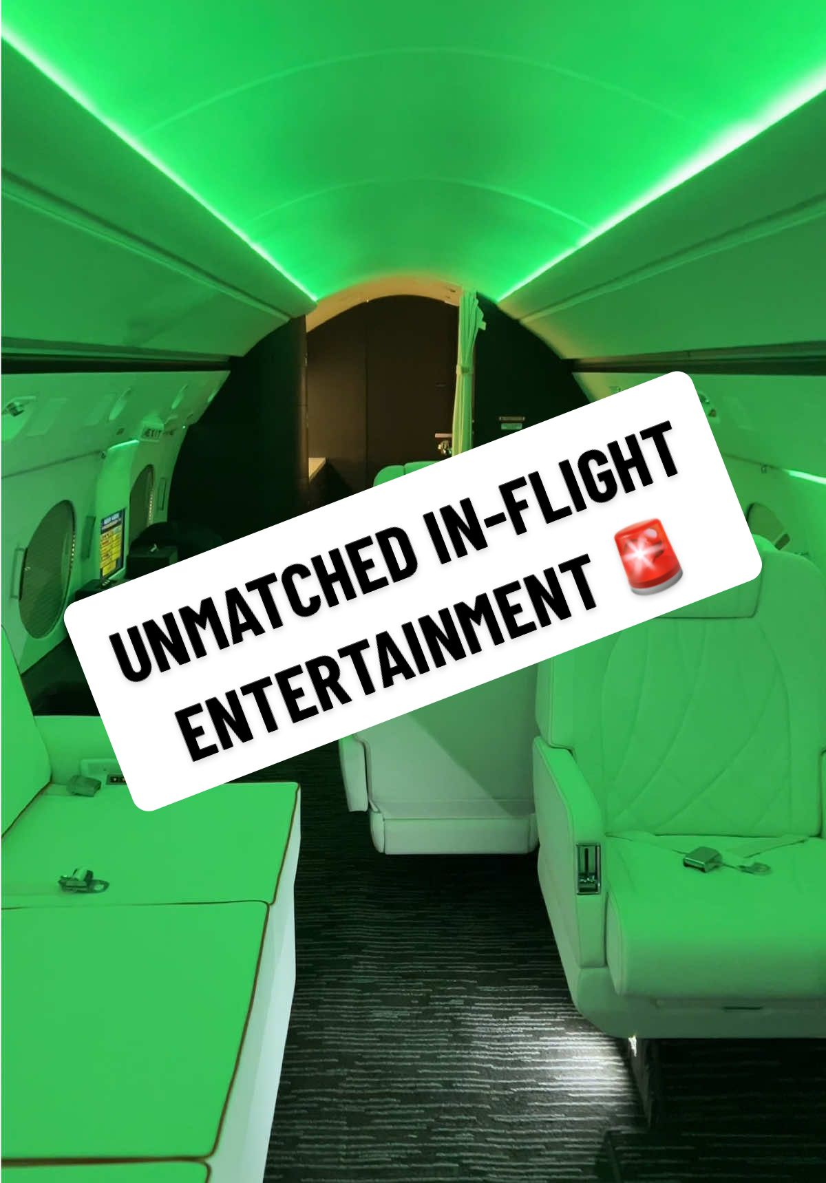 Arrive in style to your destination with a full spectrum RGB LED Lighting system, fully controlled via iPad 📱🤓 We do it all! 🛩 #vipcompletions #privatejet #gulfstream #luxury #custom 